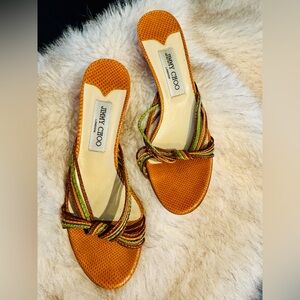 Jimmy Choo Multicolor Strappy Sandals